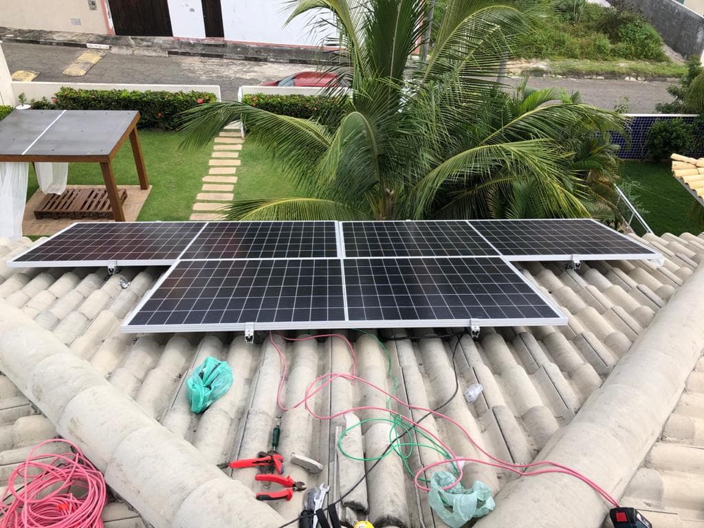 Instalação Barra do jacuipe 9.72 kwp