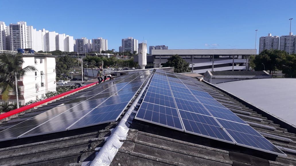 Instalação Colégio flamboyant 60 kwp