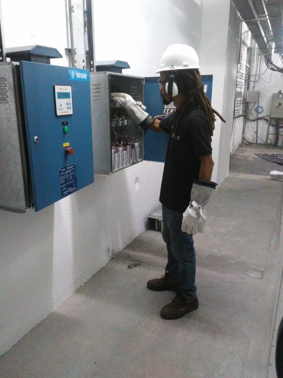 Manutenção de Banco de capacitores- Shopping Barra